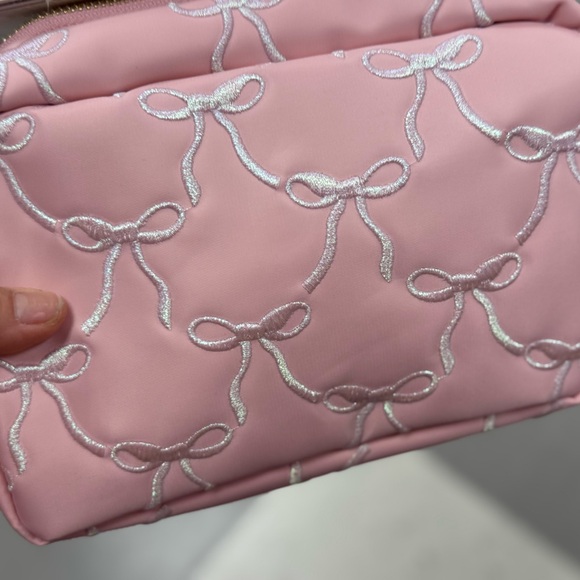 Pink Bow-Patterned Women's Bag - Picture 4 of 4